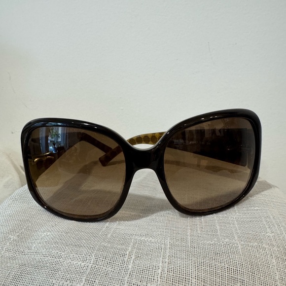Tory Burch Espresso Oversized Sunglasses
